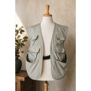 Vtg River Gear Fishing Vest Made in Canada XL Canvas Utility Outdoor Corpcore